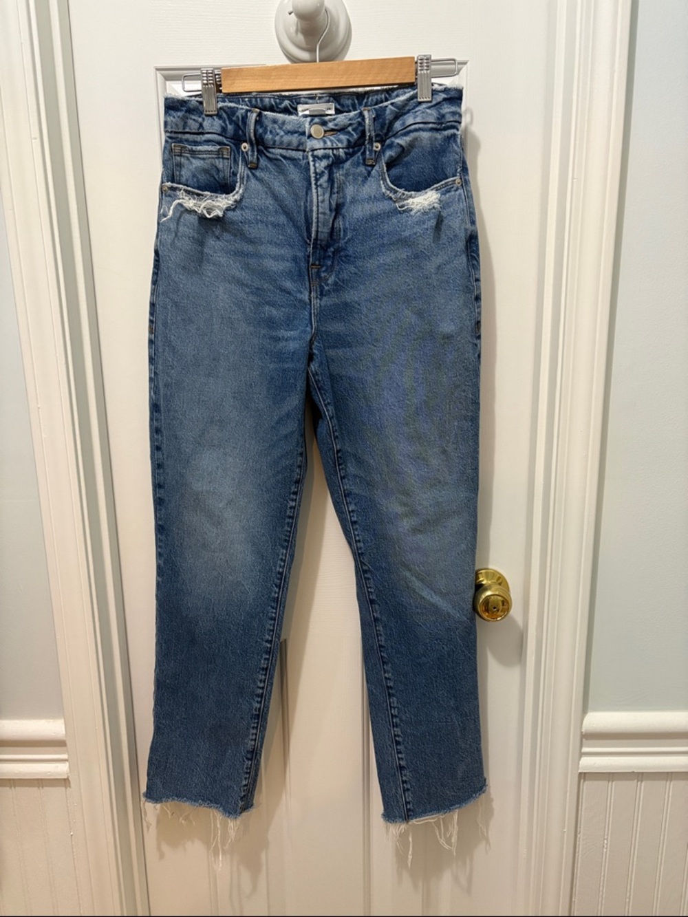 Good American Good Vintage Frayed Hem 8/29